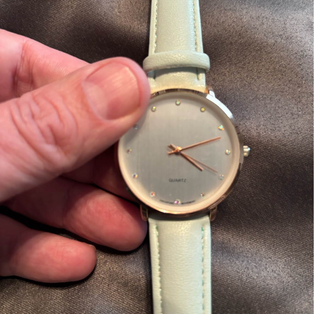 Quartz Silver and Gold-Tone Watch